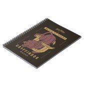 GRYFFINDOR™ Huis Dapper in hart en nieren Notitieboek (Linkerzijde)