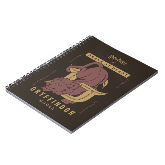 GRYFFINDOR™ Huis Dapper in hart en nieren Notitieboek (Linkerzijde)