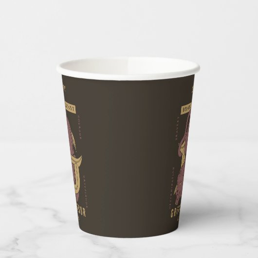 GRYFFINDOR™ Huis Dapper in hart en nieren Papieren Bekers (Links)