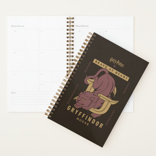 GRYFFINDOR™ Huis Dapper in hart en nieren Planner (Display)