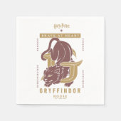 GRYFFINDOR™ Huis Dapper in hart en nieren Servet (Voorkant)