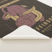GRYFFINDOR™ Huis Dapper in hart en nieren Sherpa Deken (3/4)