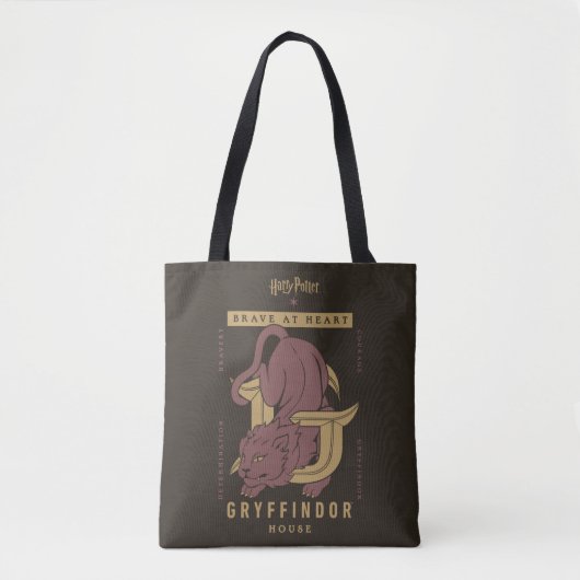 GRYFFINDOR™ Huis Dapper in hart en nieren Tote Bag (Voorkant)