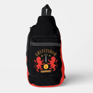 GRYFFINDOR™ Huis Dubbele Leeuw Zwaard Grafiek Sling Bag