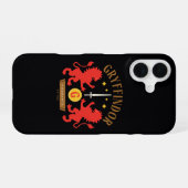 GRYFFINDOR™ Huis Dubbele Leeuw Zwaard Grafisch iPhone 16 Hoesje (Achterkant horizontaal)