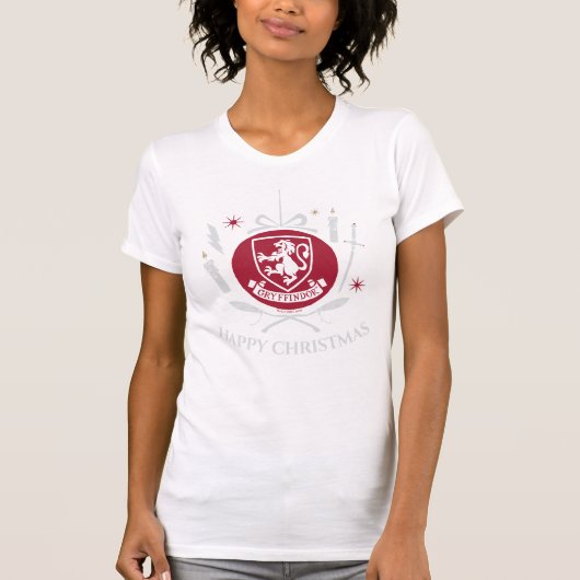 GRYFFINDOR™ Kerstbal Grafiek T-shirt (Voorkant)