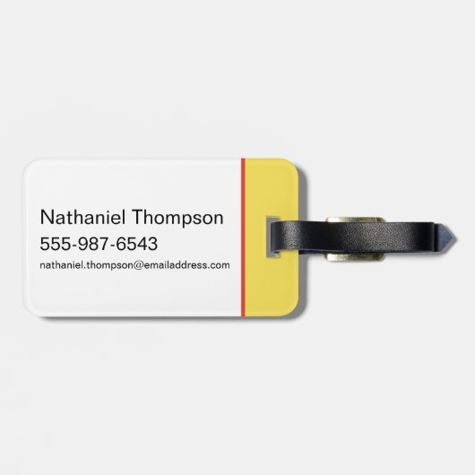 GRYFFINDOR™ Prefect Badge Bagagelabel (Achterkant horizontaal)