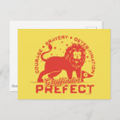 GRYFFINDOR™ Prefect Badge Briefkaart (Voorkant / Achterkant)