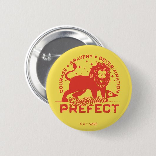 GRYFFINDOR™ Prefect Badge Ronde Button 5,7 Cm (Voorkant /achterkant)