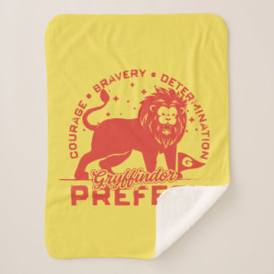 GRYFFINDOR™ Prefect Badge Sherpa Deken