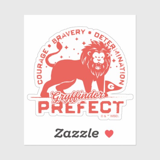 GRYFFINDOR™ Prefect Badge Sticker (Vel)
