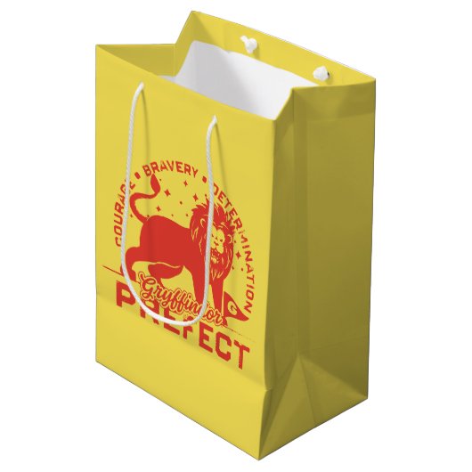 GRYFFINDOR™-Prefectenbadge Medium Cadeauzakje (Voorkant Gekanteld)