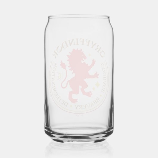 GRYFFINDOR™ Red Lion House Pride Badge Blikvorm Glas (Achterkant)