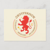 GRYFFINDOR™ Red Lion House Pride Badge Briefkaart (Voorkant)