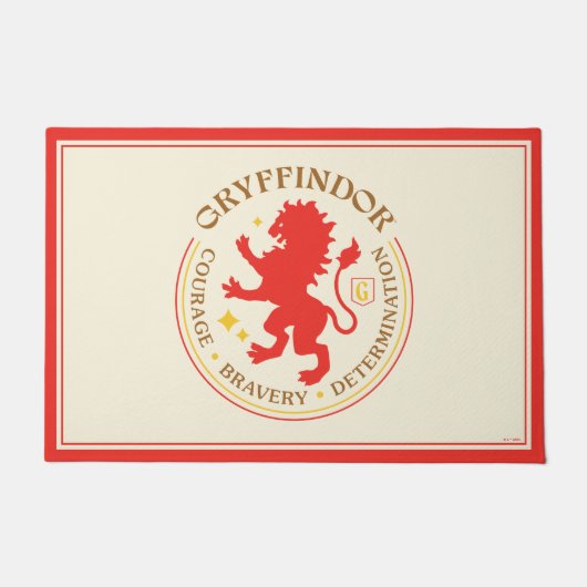 GRYFFINDOR™ Red Lion House Pride Badge Deurmat (Voorkant)