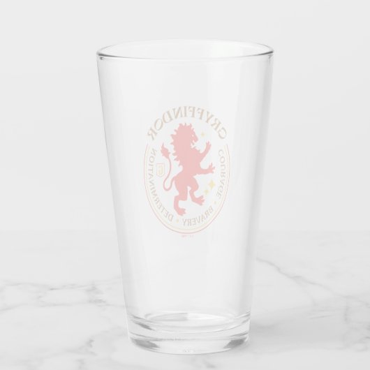 GRYFFINDOR™ Red Lion House Pride Badge Glas (Achterkant)