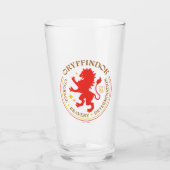 GRYFFINDOR™ Red Lion House Pride Badge Glas (Voorkant)