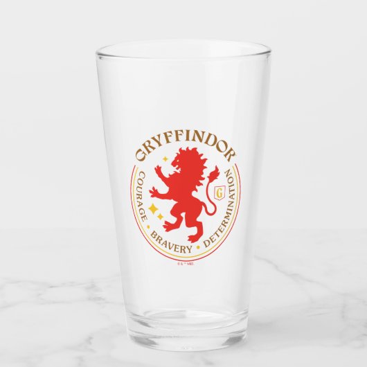 GRYFFINDOR™ Red Lion House Pride Badge Glas (Voorkant)