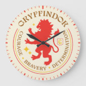 GRYFFINDOR™ Red Lion House Pride Badge Grote Klok (Voorkant)