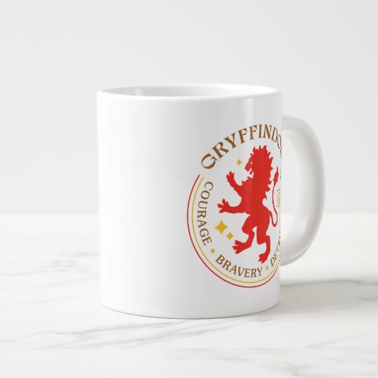 GRYFFINDOR™ Red Lion House Pride Badge Grote Koffiekop (Voorkant rechts)