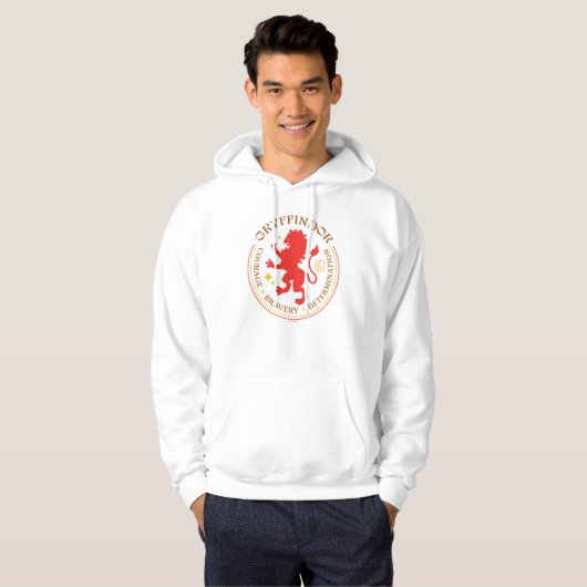 GRYFFINDOR™ Red Lion House Pride Badge Hoodie (Voorkant volledig)