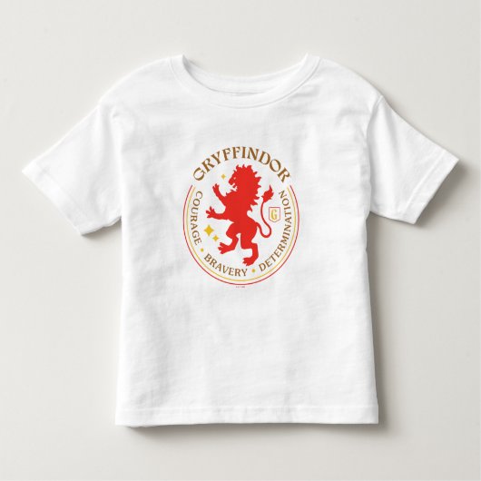 GRYFFINDOR™ Red Lion House Pride Badge Kinder Shirts (Voorkant)