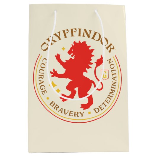 GRYFFINDOR™ Red Lion House Pride Badge Medium Cadeauzakje (Voorkant)