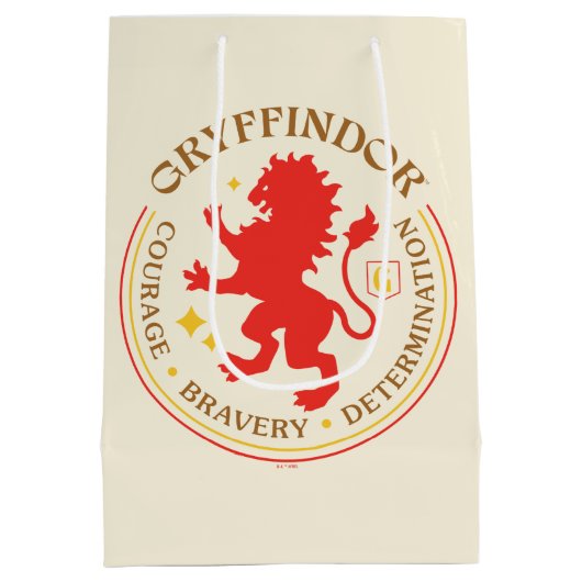 GRYFFINDOR™ Red Lion House Pride Badge Medium Cadeauzakje (Achterkant)