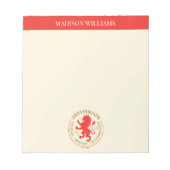 GRYFFINDOR™ Red Lion House Pride Badge Notitieblok (Voorkant)