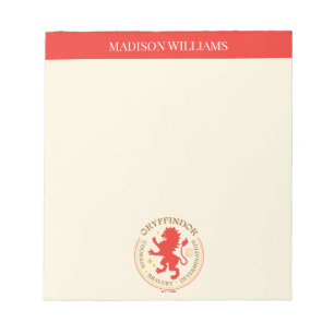 GRYFFINDOR™ Red Lion House Pride Badge Notitieblok