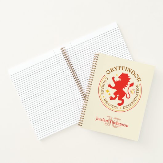 GRYFFINDOR™ Red Lion House Pride Badge Notitieboek (Binnen)