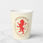 GRYFFINDOR™ Red Lion House Pride Badge Papieren Bekers (Achterkant)
