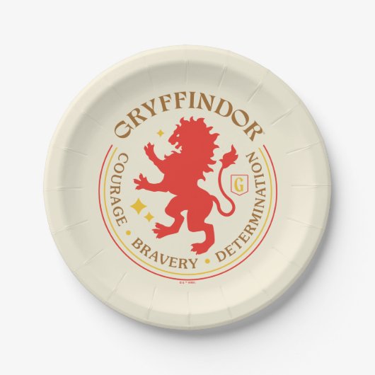 GRYFFINDOR™ Red Lion House Pride Badge Papieren Bordje (Voorkant)