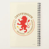 GRYFFINDOR™ Red Lion House Pride Badge Planner (Achterkant)