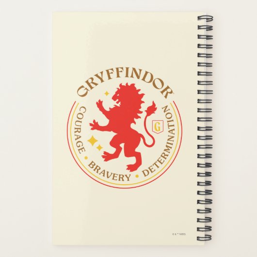 GRYFFINDOR™ Red Lion House Pride Badge Planner (Achterkant)