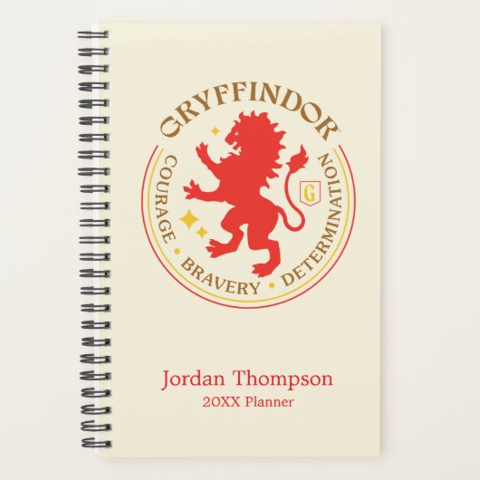GRYFFINDOR™ Red Lion House Pride Badge Planner (Voorkant)