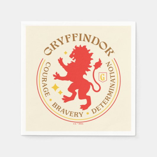 GRYFFINDOR™ Red Lion House Pride Badge Servet (Voorkant)