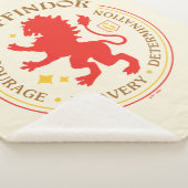 GRYFFINDOR™ Red Lion House Pride Badge Sherpa Deken (3/4)