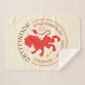 GRYFFINDOR™ Red Lion House Pride Badge Sherpa Deken (Voorkant (horizontaal))