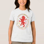 GRYFFINDOR™ Red Lion House Pride Badge Tri-Blend Shirt (Voorkant)