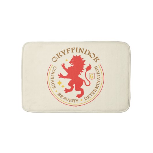 GRYFFINDOR™ Rode Leeuwen Huis Trots Badge Badmat (Voorkant)