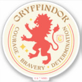 GRYFFINDOR™ Rode Leeuwen Huis Trots Badge Sticker (Voorkant)