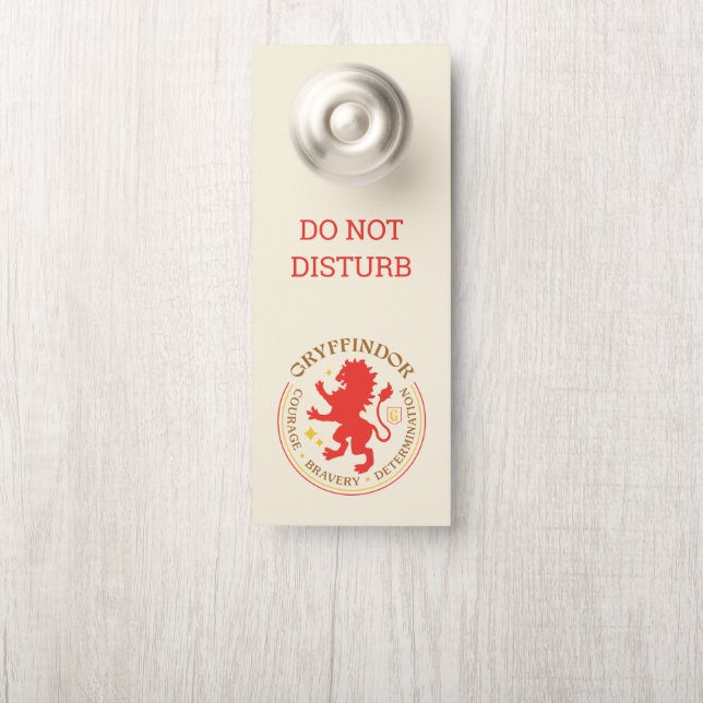GRYFFINDOR™ Rode Leeuwenhuis Trots Badge Deurhanger (Op knop)
