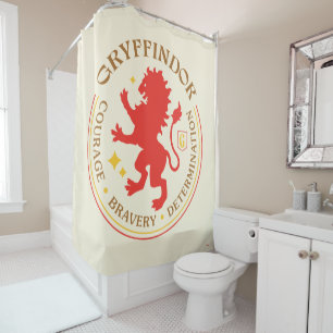 GRYFFINDOR™ Rode Leeuwenhuis Trots Badge Douchegordijn