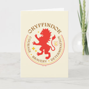GRYFFINDOR™ Rode Leeuwenhuis Trots Badge Kaart
