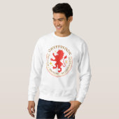 GRYFFINDOR™ Rode Leeuwenhuis Trots Badge Trui (Voorkant volledig)
