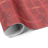 GRYFFINDOR™ Tartan Patroon Cadeaupapier (Rol Hoek)