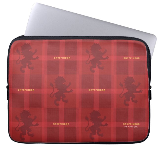 GRYFFINDOR™ Tartan Patroon Laptop Sleeve (Voorkant)