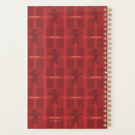 GRYFFINDOR™ Tartan Patroon Planner (Achterkant)