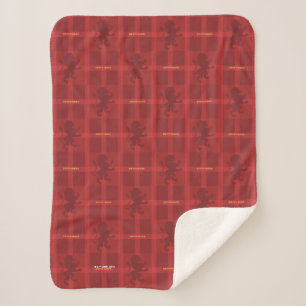 GRYFFINDOR™ Tartan Patroon Sherpa Deken